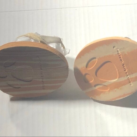 Build-A-Bear Workshop Baby Doll Dress Floral Print Flip Flop Sandals Multicolor - Picture 12 of 12